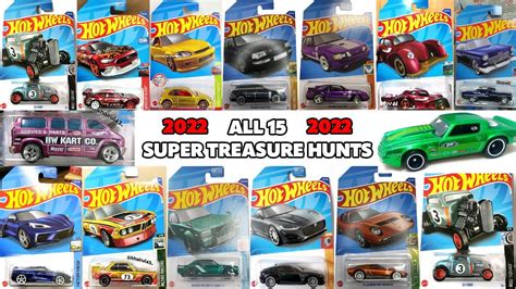 Hot wheels super treasure hunt 2022 set - The 2019 Treasure Hunts Series is part of the 2019 Hot Wheels line. Since 2013, Mattel has incorporated Treasure Hunts into other series instead of being their own series. Treasure Hunts are distinguished by the 'circle flame' symbol. In 2019, Mattel released a series of Super Treasure Hunts, hidden among the other series. They are distinguished by one or more of the following: Spectraflame ... 